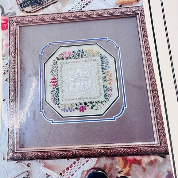The Drawn Thread Counted Cross Stitch 12 House Sampler & Perennial Border Floss - Picture 7 of 11